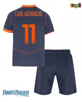 Inter Milan Luis Henrique #11 Echipament de Fotbal Replică 2025-26 Copii Treilea (+ Șorturi)